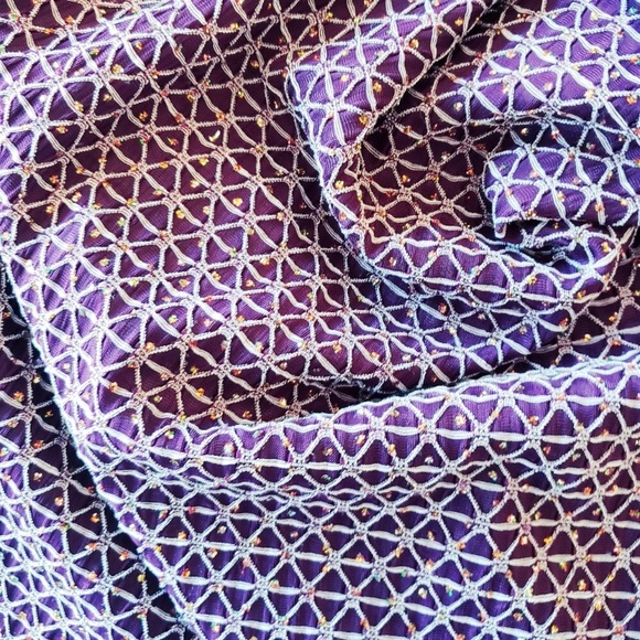 Y2K 90s Vintage little purple slip dress - Picture 3 of 8